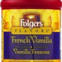 517407 Fresh Taste of Folgers Coffee, French Vanilla Flavored Ground Coffee, Mellow ﹠ Smoo