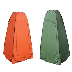 간이 야외 캠핑 샤워 화장실 원터치 텐트
