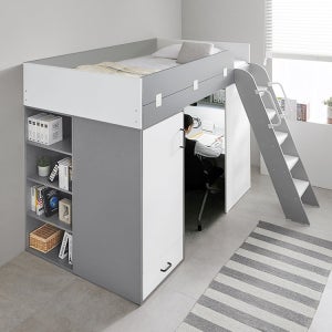 e스마트 하우스 독서실책상 수납형 벙커침대 풀세트 SS