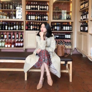 카라 싱글 트렌치 코트