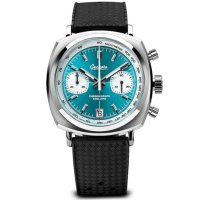 게코타 크로노타이머 오로라 크로노그라프 아쿠아 선버스트 GECKOTA CHRONOTIMER AURORA CHRONOGRAPH WATCH - AQUA SUNBURST [관부가세포함]