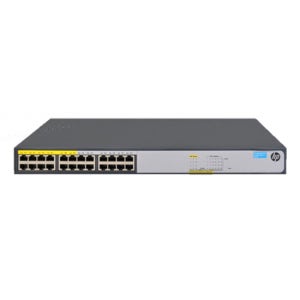 HPE 24포트 기가 스위칭 허브 JH019A 1000Mbps PoE+