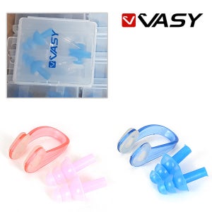 VASY EN-01 수영 귀마개+코마개 세트 실리콘 재질
