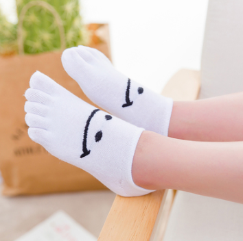 [무료배송]메쉬 발가락 양말 여름, 봄 얇은 어린이 발가락 스마일 양말 3쌍,5쌍