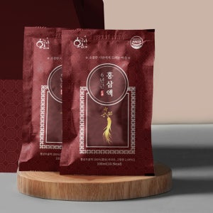 6년근 홍삼액 100ml 30포 즙 진액 엑기스