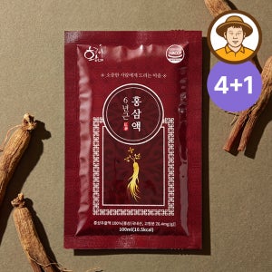 6년근 홍삼액 100ml 30포 즙 진액 엑기스