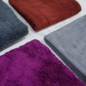 초극세사 타올[융, 단모타입 34x74cm] 마이크로화이바 미용실 수건 헤어 업소용 타월 극세사 샤워타올 세차 세차장 왁싱 차량용 도매