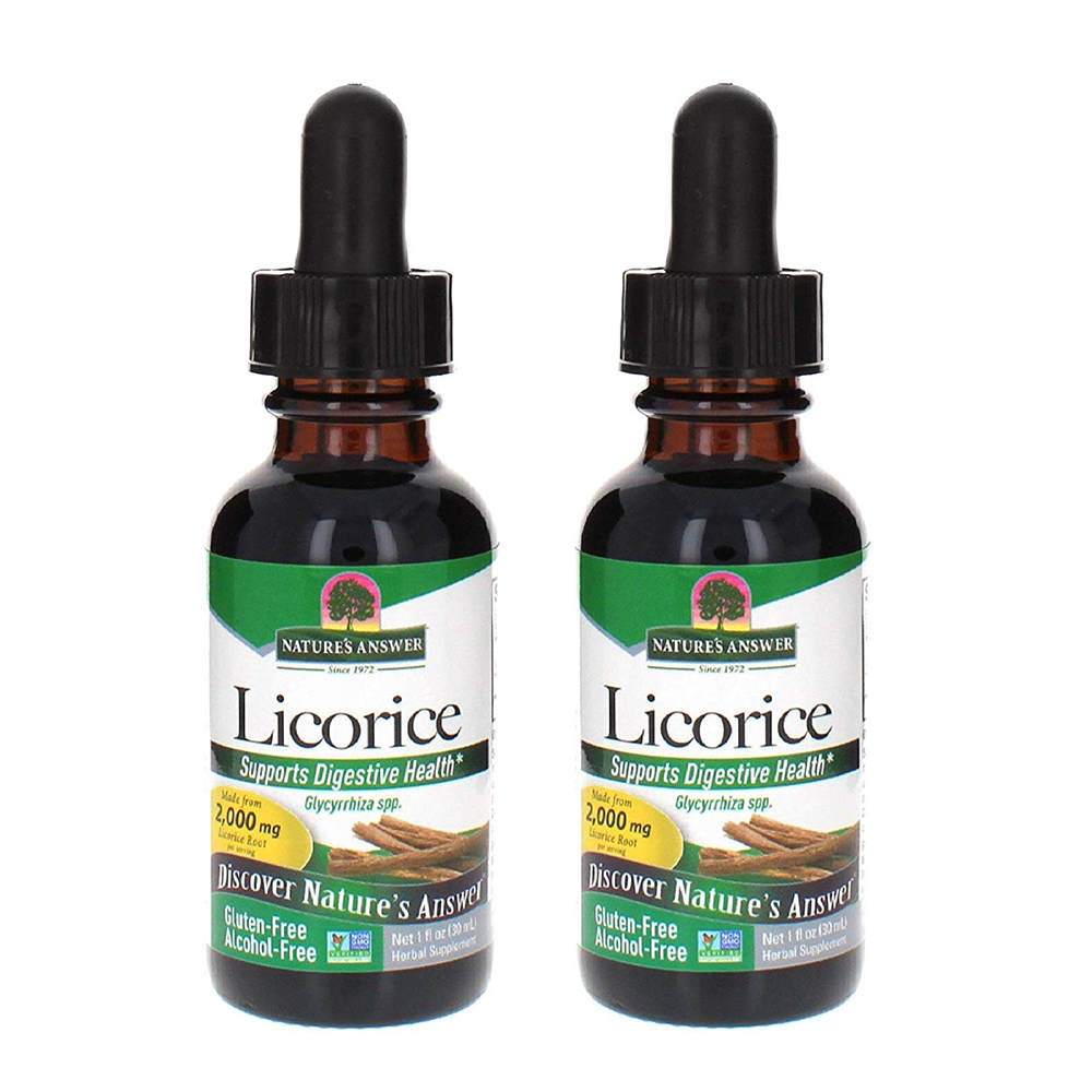Nature’s Answer Licorice Root 네이쳐스 앤써 리코리스 루트 2000mg 1oz(30ml) 2팩