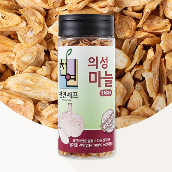 국내산마늘 안튀긴 후레이크 건조 의성마늘 양파 칩 갈릭파우더 향신료