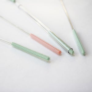 파미레 실리콘 빨대 솔 스트로우 세척솔