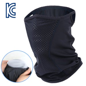 MCN 스포츠마스크 네이비 자외선차단 매쉬 얼굴햇빛가리개 여름 자전거 골프