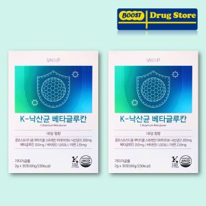 K 낙산균 베타글루칸 면역 아연 함유 이뮨케어 프로바이오틱스 유산균 30포, 2개