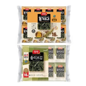 동원 양반 들기름김 16P 2개 (식탁김 32봉)