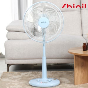 [26년형 국산] 신일선풍기 국산 가정용 스탠드 저소음 거실 원룸 35cm(14인치) 스카이 블루
