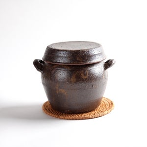 수공예 옹기 단지 1kg 소금단지 현관 소금항아리