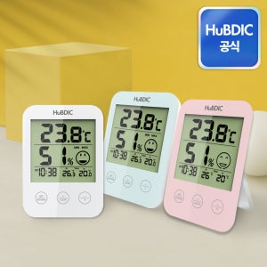 휴비딕 디지털 시계 온습도계 체감온도 HT-3