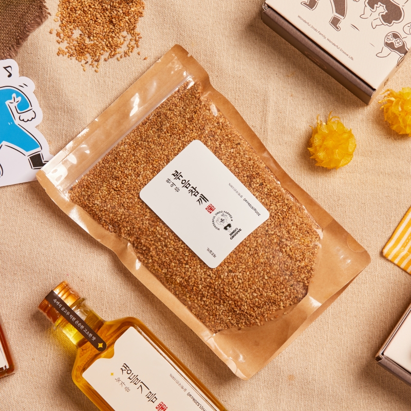 [진도그루브] 한여름 볶은참깨 300g