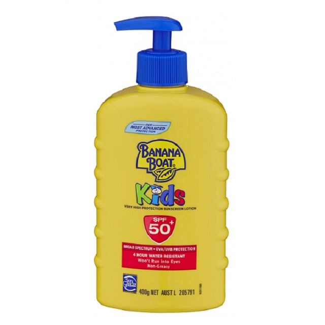 호주 바나나보트 키즈 어린이 선크림 SPF 50+ 400g 펌프