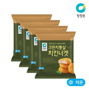 청정원 크런치통살 치킨너겟 300g, 4개