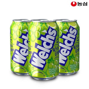 농심 웰치스 청포도 355ml x 24개