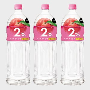 롯데 2% 이프로 부족할때 복숭아 1.5L x 12개 제로