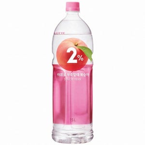 롯데 2% 이프로 부족할때 복숭아 1.5L x 12개