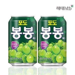 해태 포도 봉봉 340ml x 24개