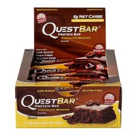 Quest Protein Bar Chocolate Brownie 퀘스트 초콜릿 브라우니 프로틴 바 60g 12개입