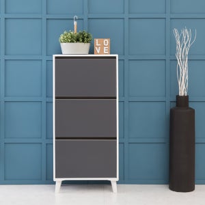 아파트 좁은 현관 원룸 슬림 틈새 폴딩 접이식 신발장 600