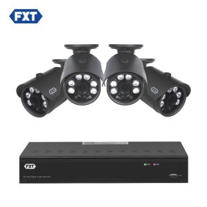 FXT-800만화소 4K 4채널 CCTV 자가설치 세트 미니 국산 카메라 실외4개