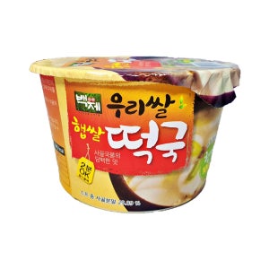 백제 우리쌀 햅쌀 즉석 떡국 163g x 16개