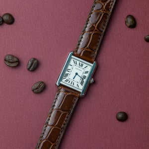 호환 까르띠에 크레마레인 악어가죽 시계줄 탱크솔로 탱크머스트 루이 롱드 발롱블루 스트랩