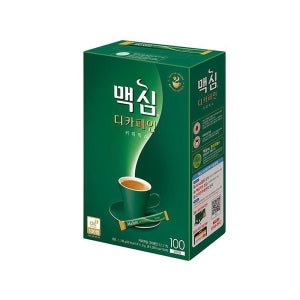 동서 맥심 디카페인 커피믹스 100T