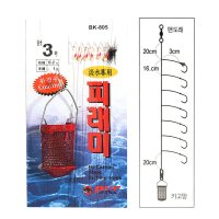 피라미낚시 파리 채비 도깨비 바늘 피래미 견지 낚시