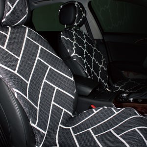 차량용 헤링본 에어메쉬 통풍 여름시트커버 카 쿨시트카바 1P