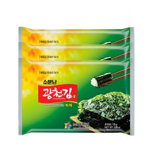 [광천김] 소문난 파래 전장김 25g x 36봉