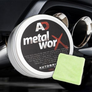 오토브라이트 AD 메탈웍스 크롬 금속 광택제 폴리쉬 타월 100g