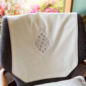 엔시아 화이트 여름방석커버(쿠션커버/등받이 추가구매 가능)