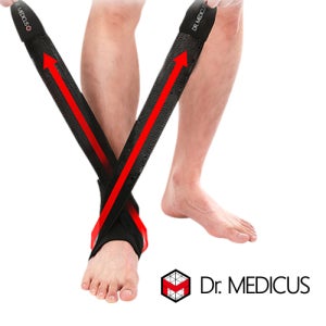 (의료기관)아킬레스제로 닥터메디쿠스 스트랩 발목보호대 발목아대 밴드 약국 축구 런닝 헬스