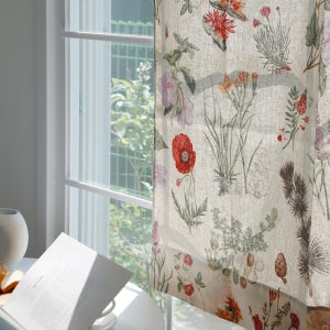 린넨 창문 작은창커튼