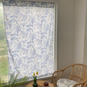 프렌치 창문 작은창 가리개 커튼