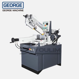 CY350 조지 밴드쏘 톱기계 각도절단 유압식 반자동 밴드쇼 GEORGE BANDSAW