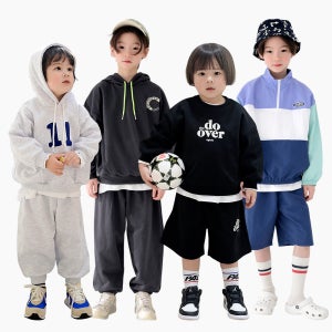 유아 아동 키즈 상하세트 봄신상 츄리닝 상하복 등원룩 트레이닝 남매 형제 둥이 자매 주니어