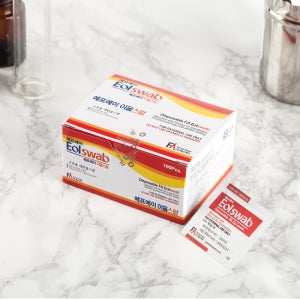 에프에이 알콜 이올스왑 화이트 100매 x 10각 알콜솜 소독솜 알콜스왑