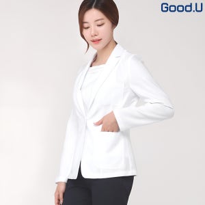 굿유 친환경 여성 여름용 기능성 의사자켓 의사가운 약사 한의사 병원 가운