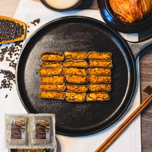 메밀전병 김치 군만두 납작 냉동 튀김 1+1