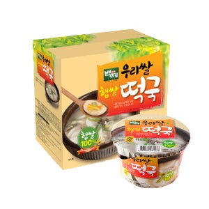백제 우리쌀 햅쌀 떡국 163g x 6개/즉석떡국 선물세트