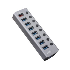 넥시 NX-U1008P USB3.0 7포트 충전 1포트 유전원 USB허브 NX809