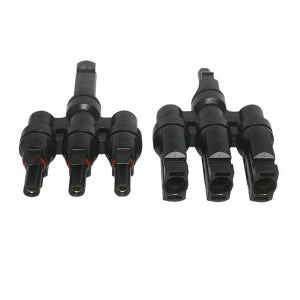 MC4 방수 T브랜치 커넥터 4병렬 암수세트 태양광