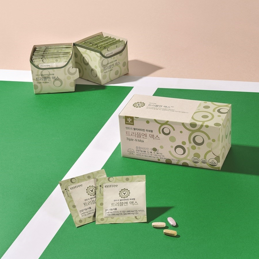 트리플엔 맥스 24종 종합멀티비타민과 <b>미네랄</b> 20여종 식물영양소 하루 한번이면 끝
